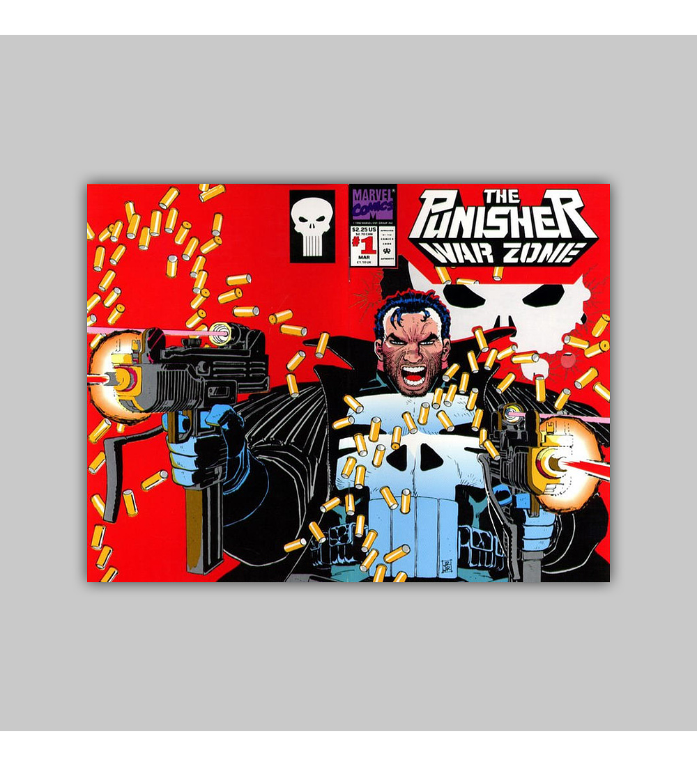The Punisher War Zone 1 Embossed die-cut 1992