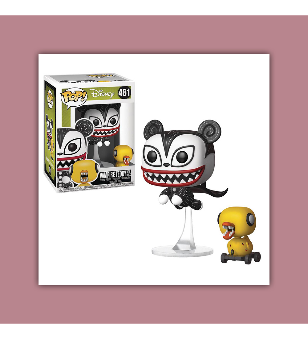 Pop! Nightmare Before Christmas Vinyl Figure: Vampire Teddy with Duc