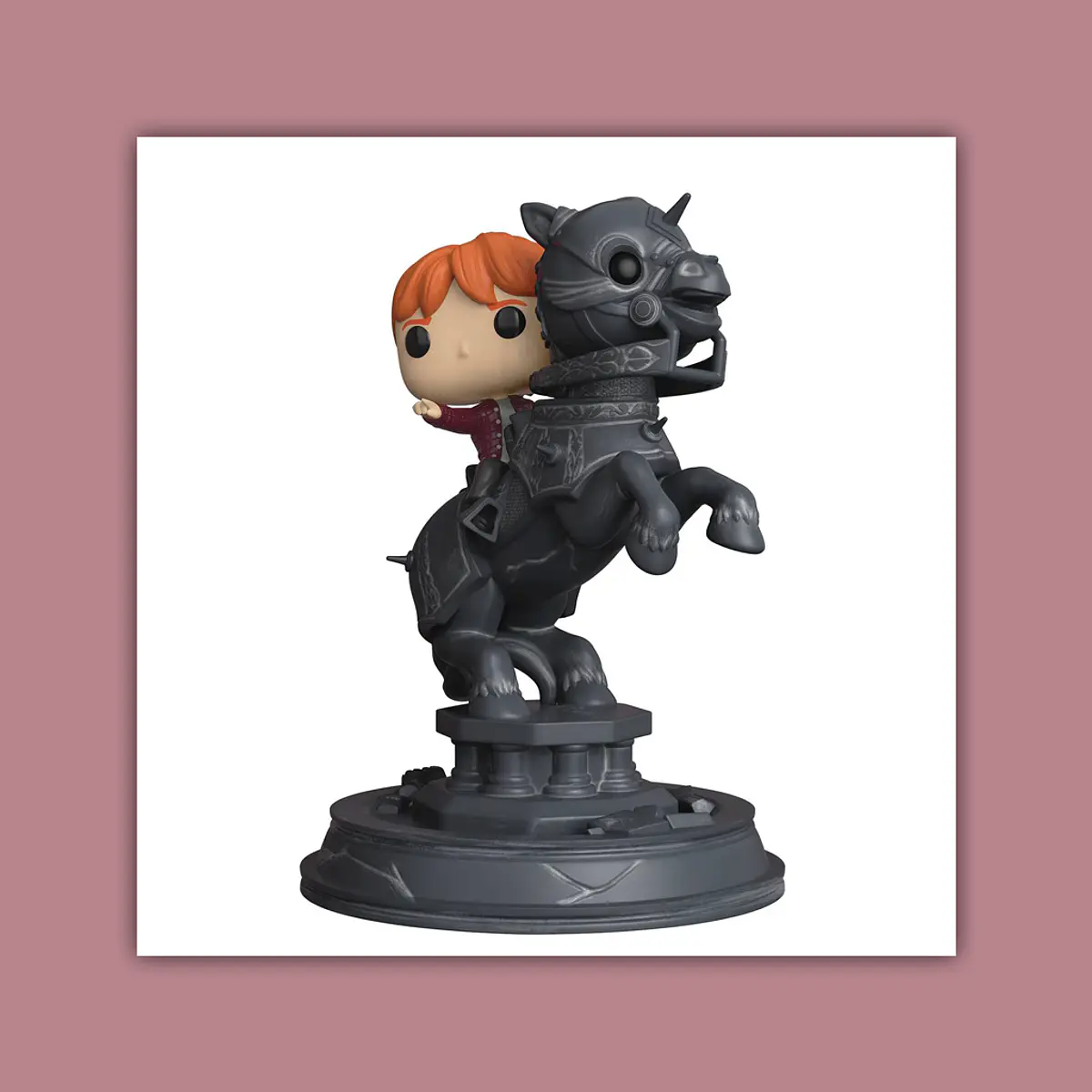 FUNKO POP! MOVIE MOMENT: Harry Potter - Ron Riding Chess Piece Com O Melhor Preço é No