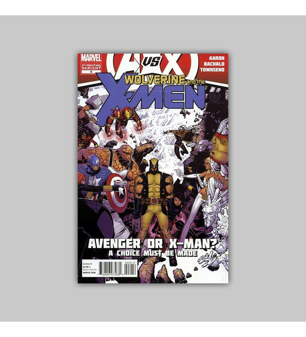Wolverine and the X-Men 9 2nd. Printing 2012