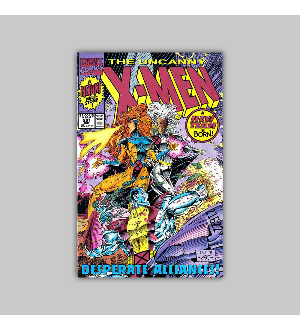 Uncanny X-Men 281 2nd. Printing 1991