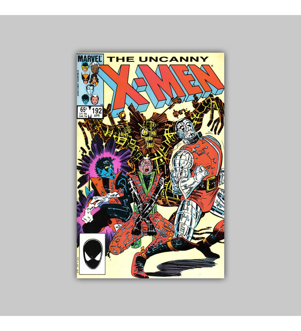Uncanny X-Men 192 1985