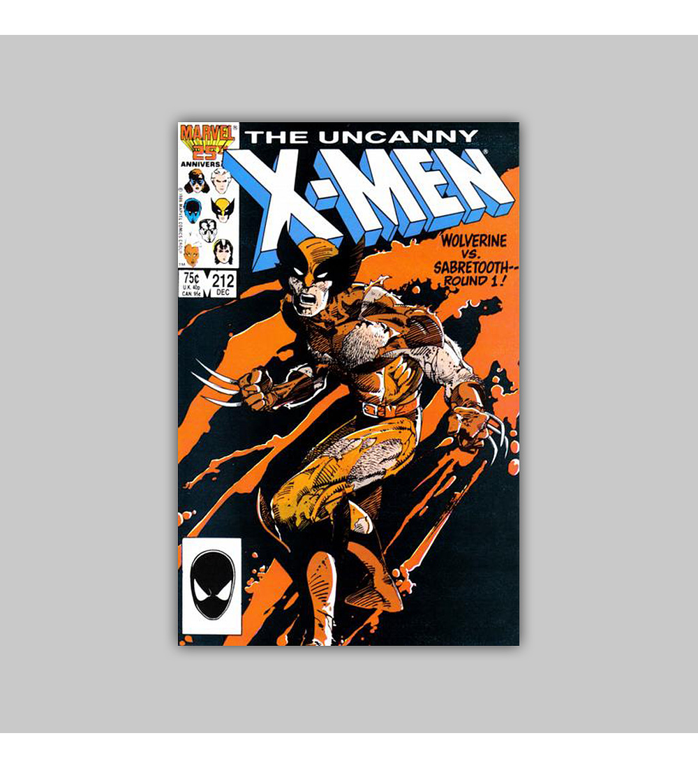 Uncanny X-Men 212 1986