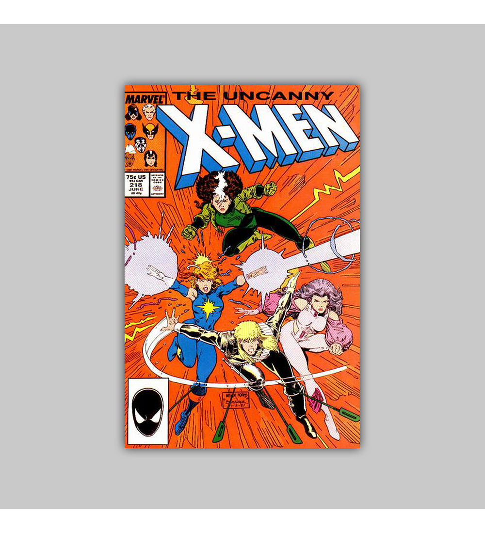 Uncanny X-Men 218 1987