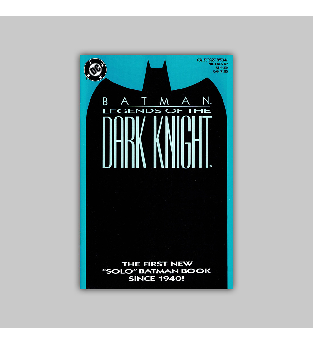 Batman: Legends of The Dark Knight 1 Blue 1989