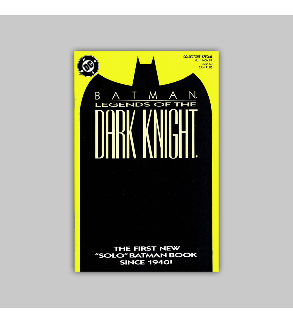 Batman: Legends of The Dark Knight 1 Green 1989