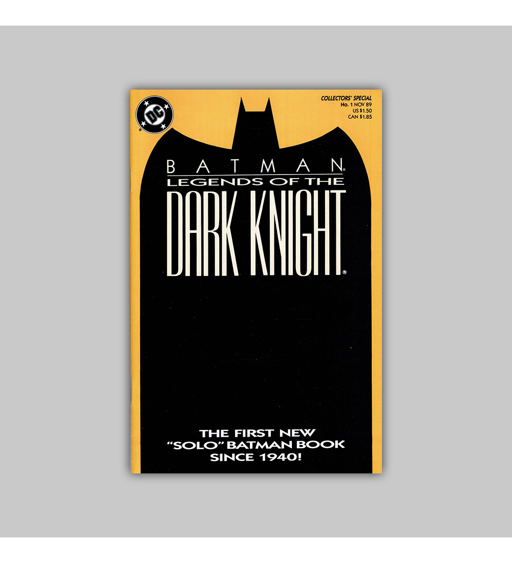 Batman: Legends of The Dark Knight 1 Orange 1989