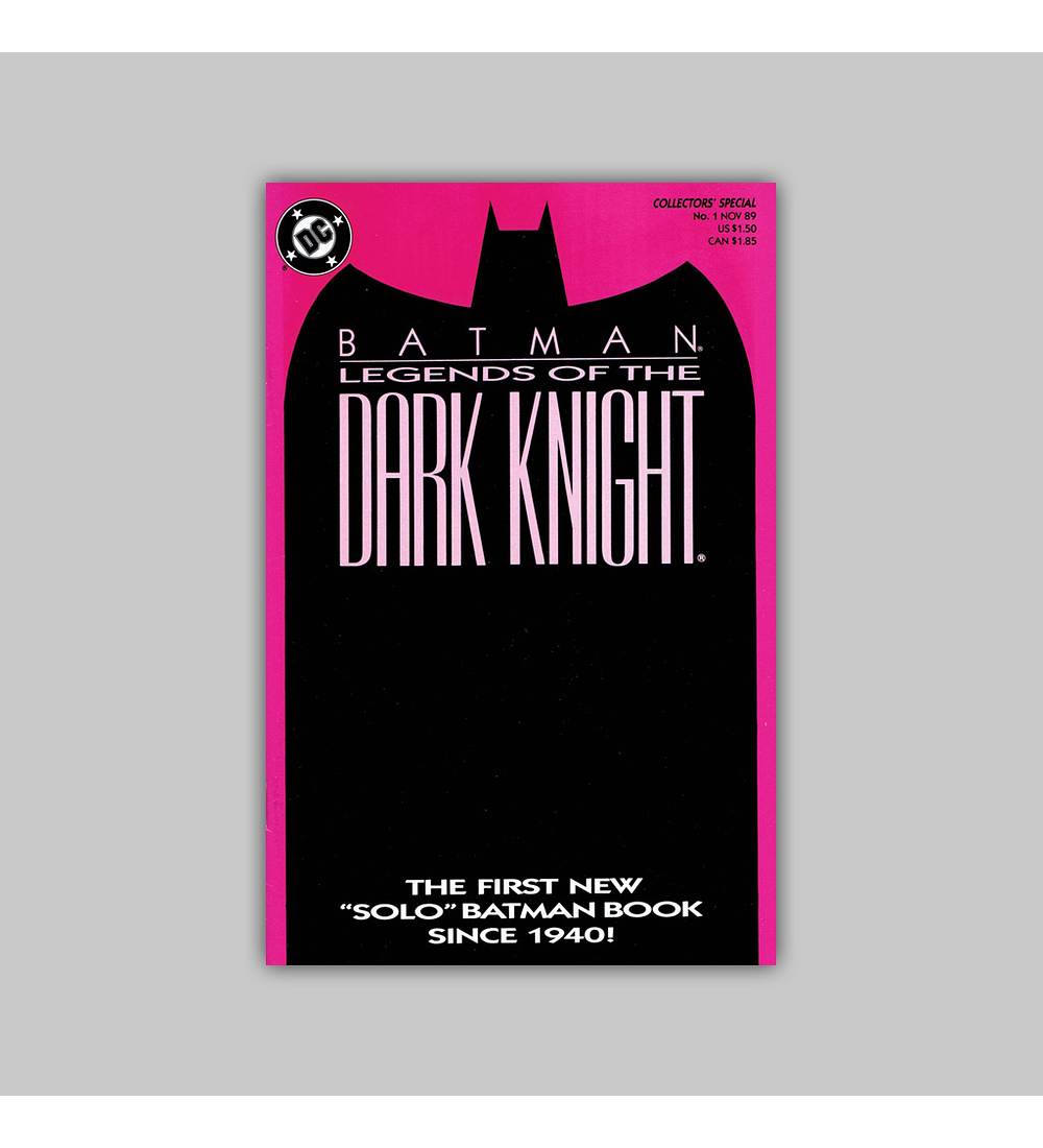 Batman: Legends of The Dark Knight 1 Purple 1989