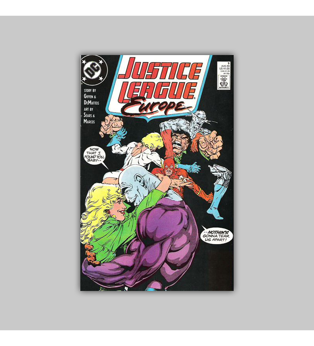 Justice League Europe 5 1989