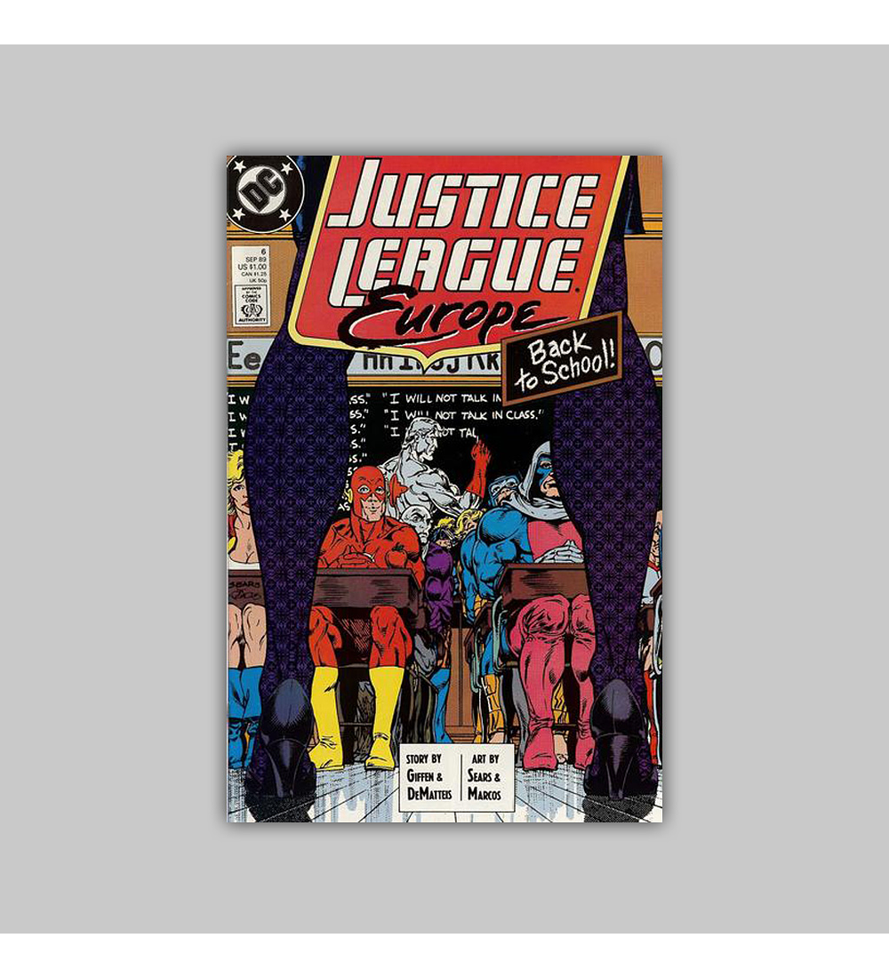 Justice League Europe 6 1989