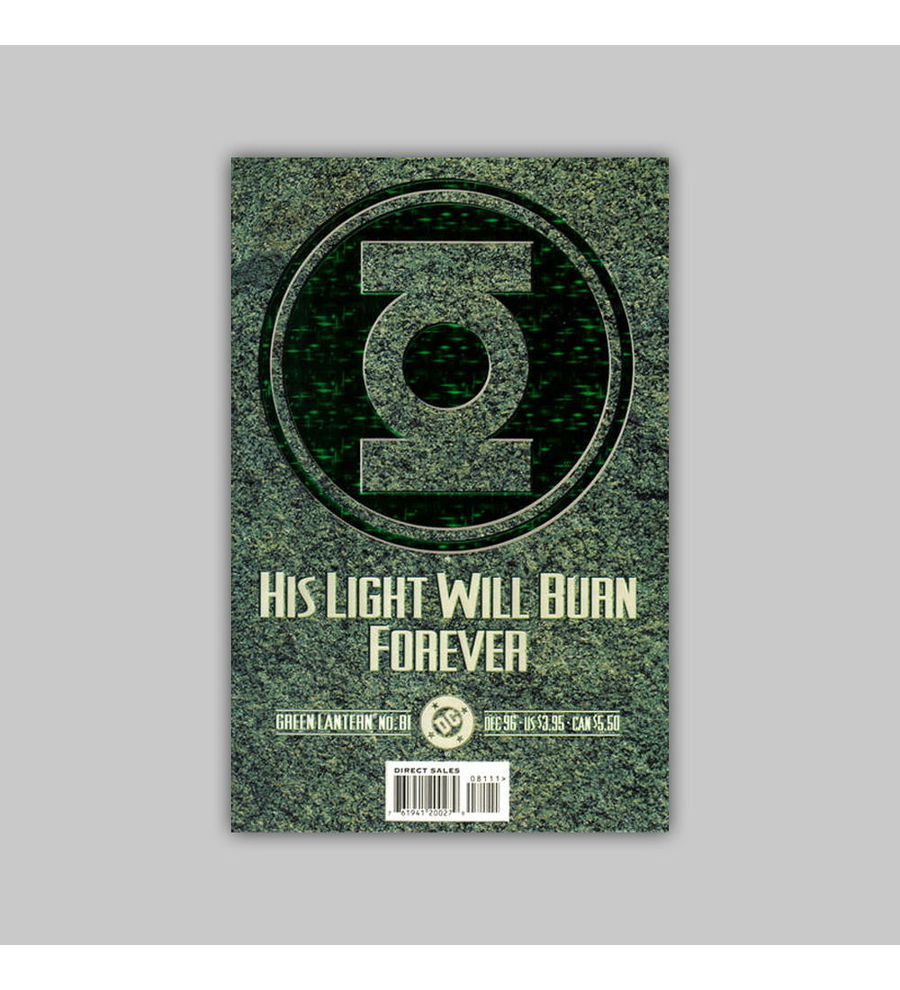 Green Lantern (Vol. 3) 81 Deluxe 1996