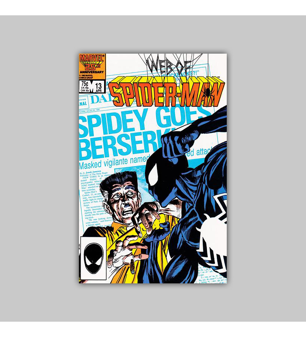 Web of Spider-Man 13 1986