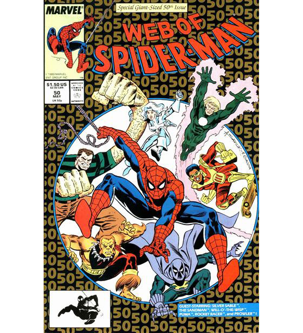 Web of Spider-Man 50 1989