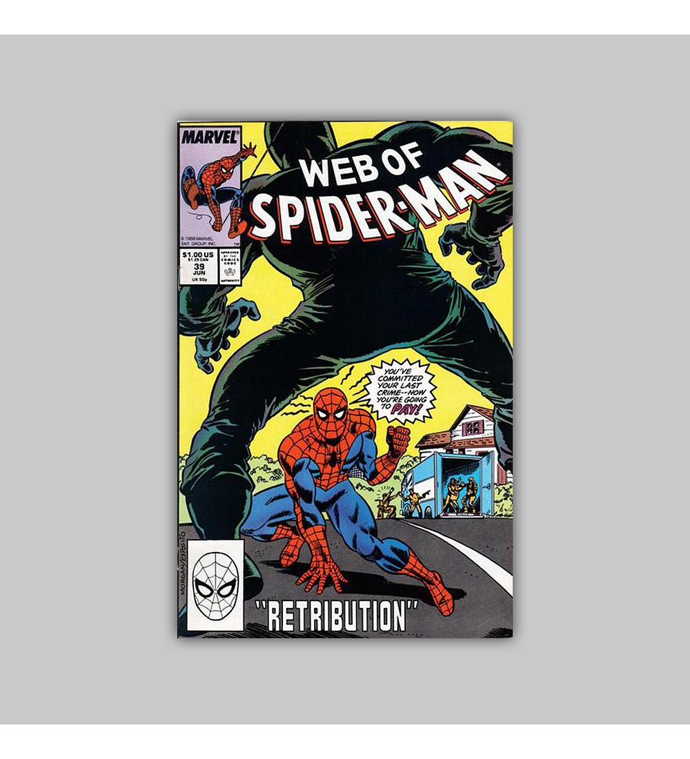 Web of Spider-Man 39 1988