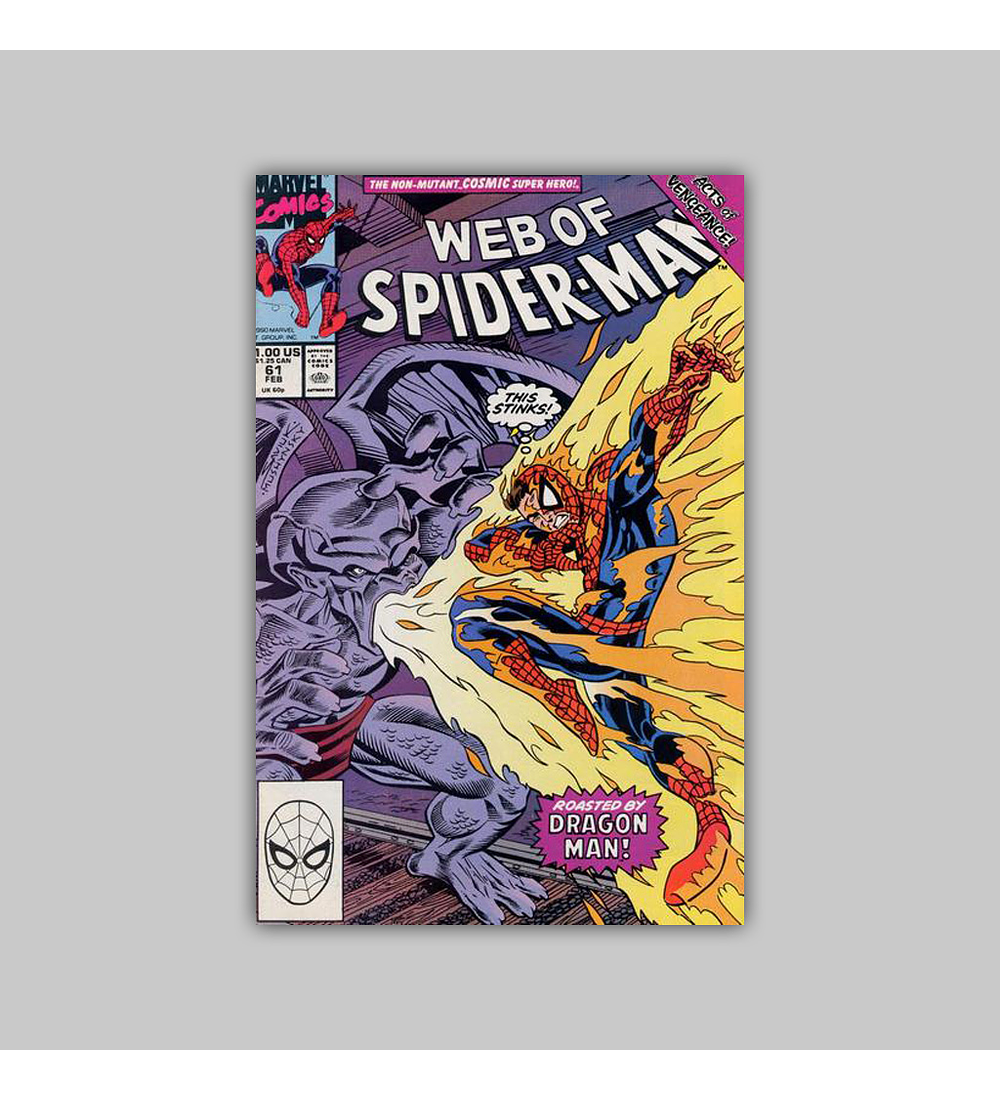Web of Spider-Man 61 1990