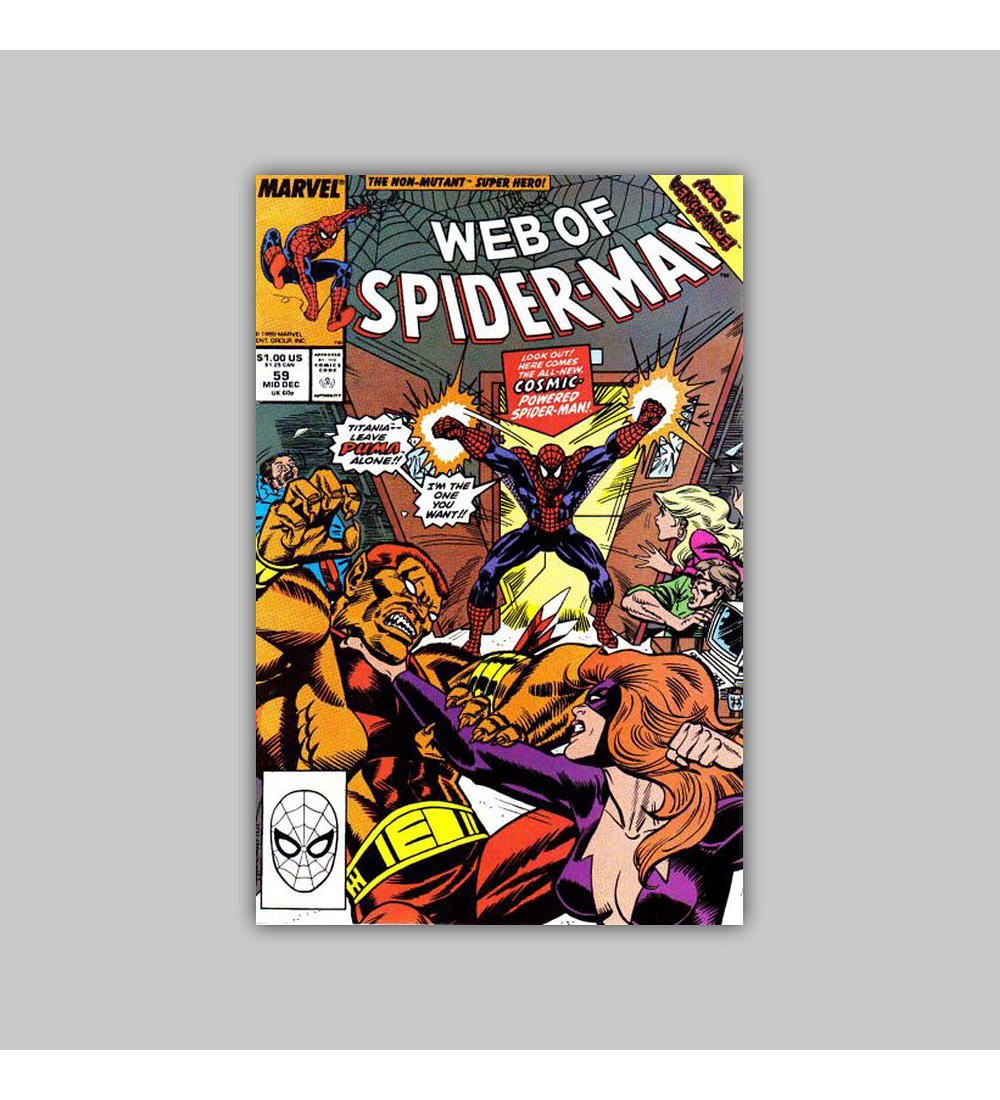 Web of Spider-Man 59 1989