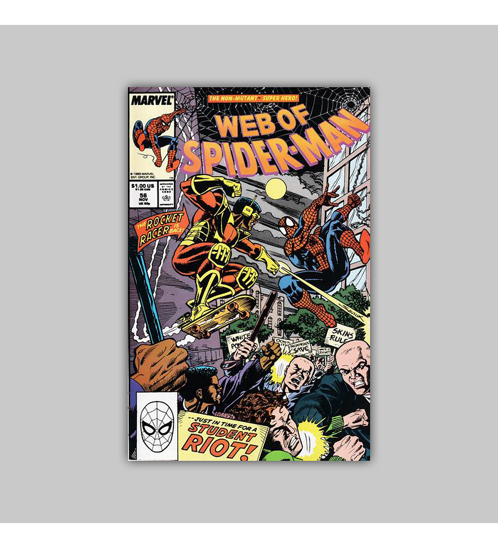 Web of Spider-Man 56 1989