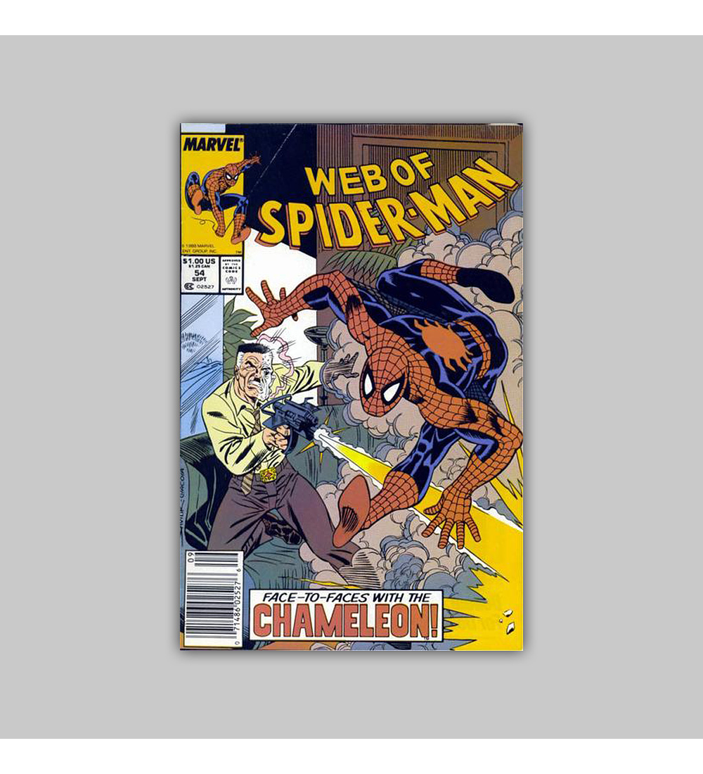 Web of Spider-Man 54 1989
