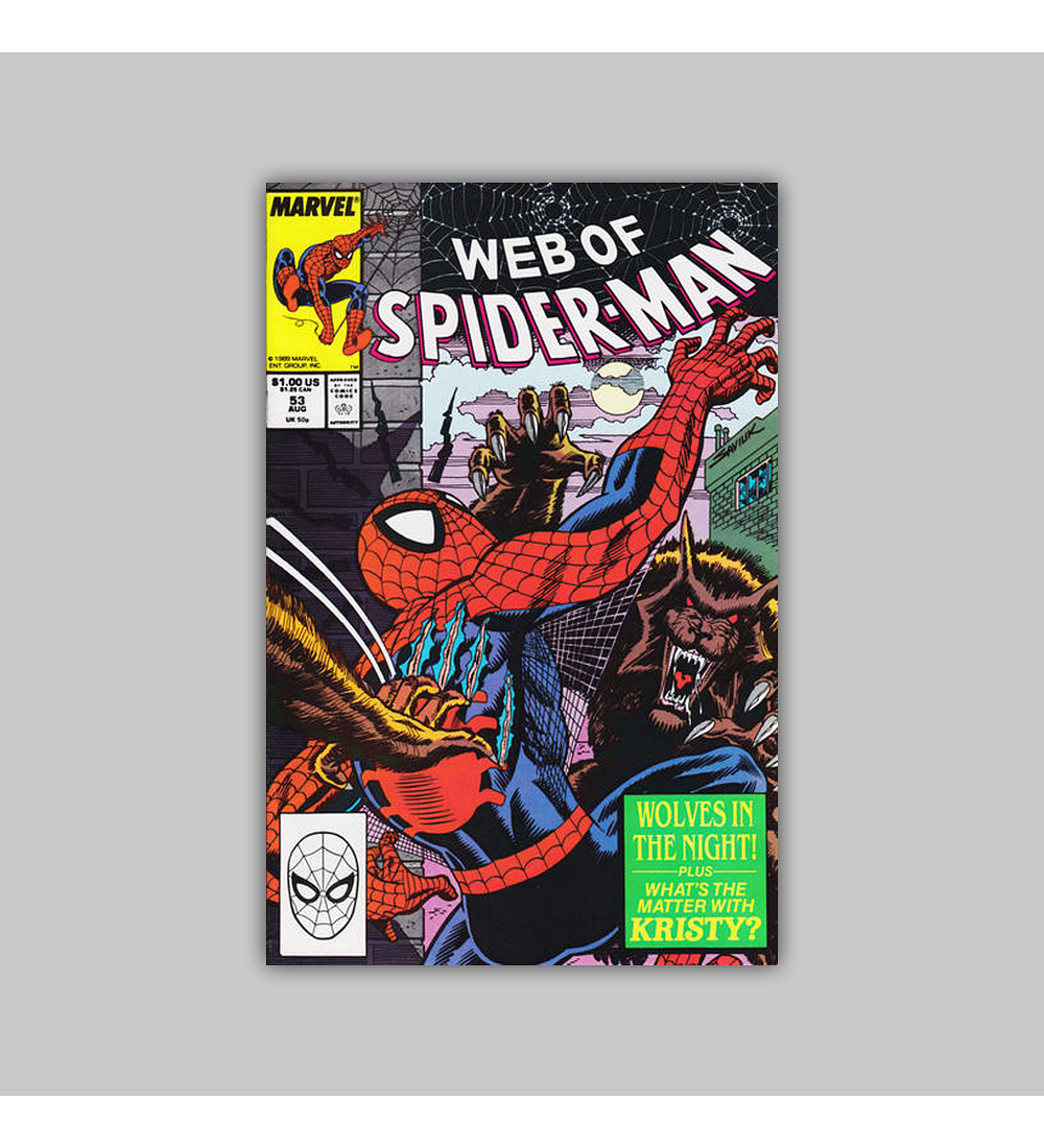 Web of Spider-Man 53 1989