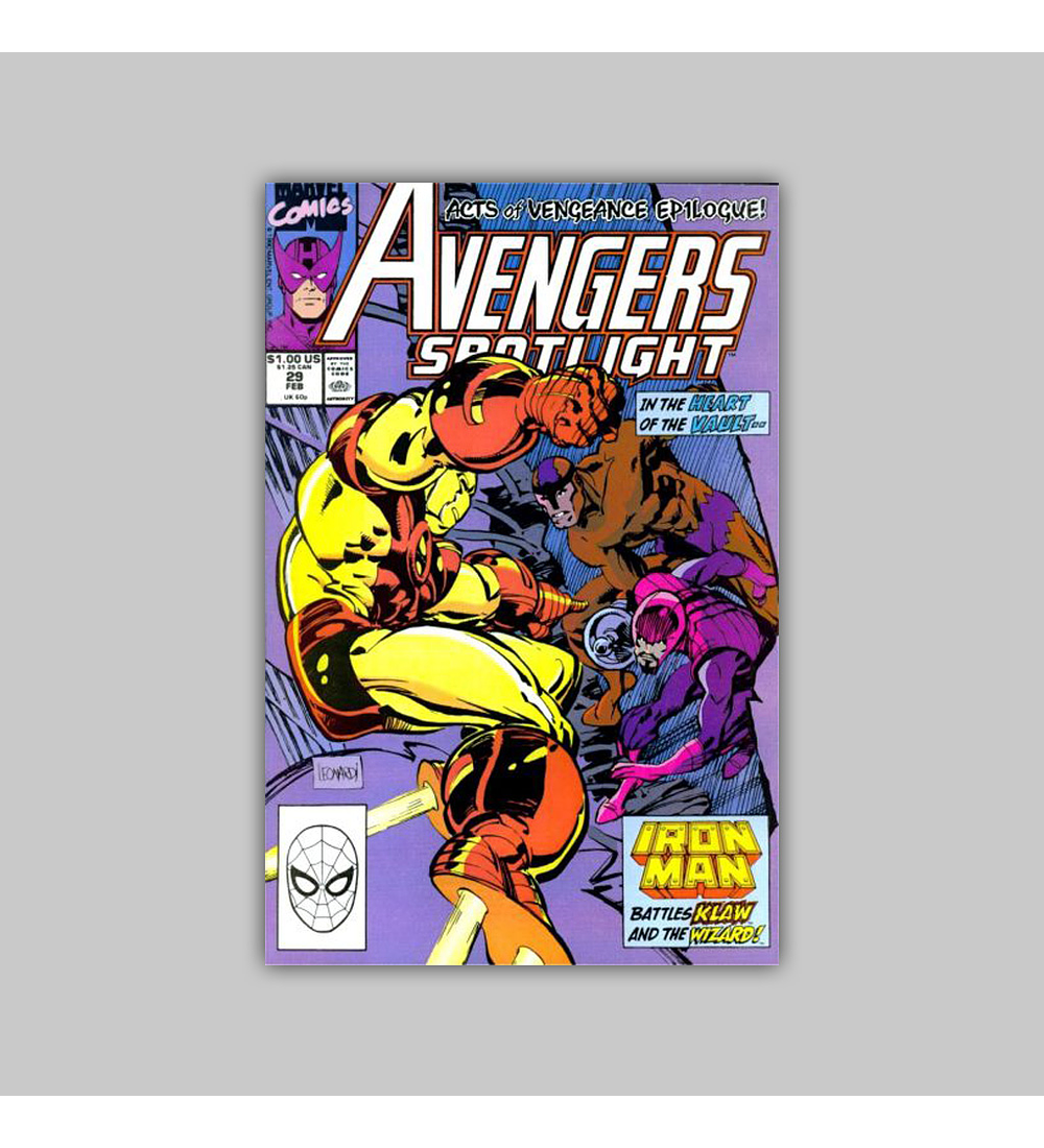Avengers Spotlight 29 1990