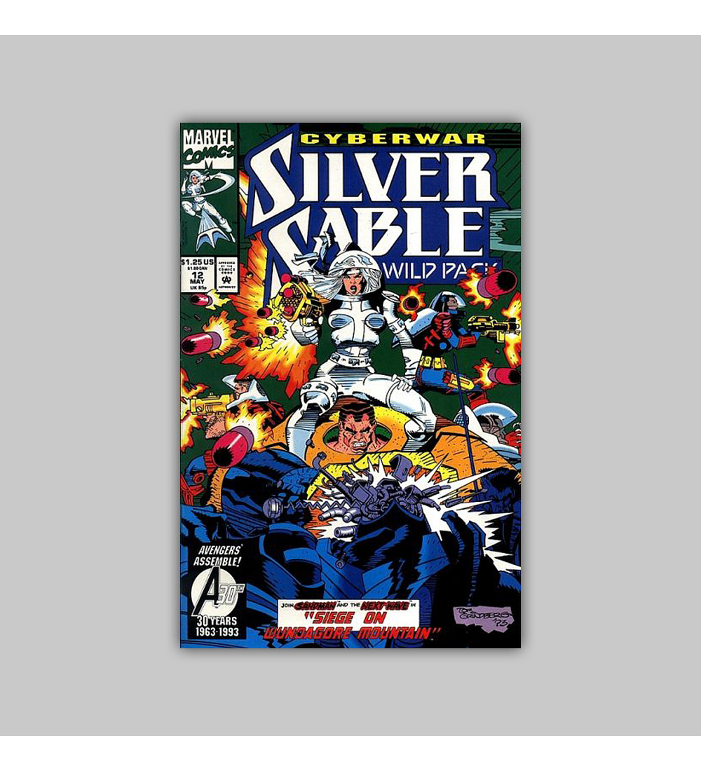 Silver Sable & the Wild Pack 12 1993