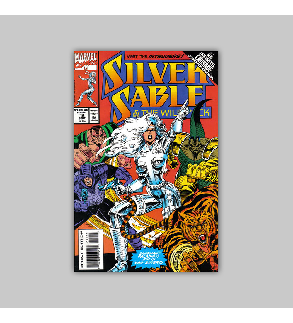 Silver Sable & the Wild Pack 16 1993