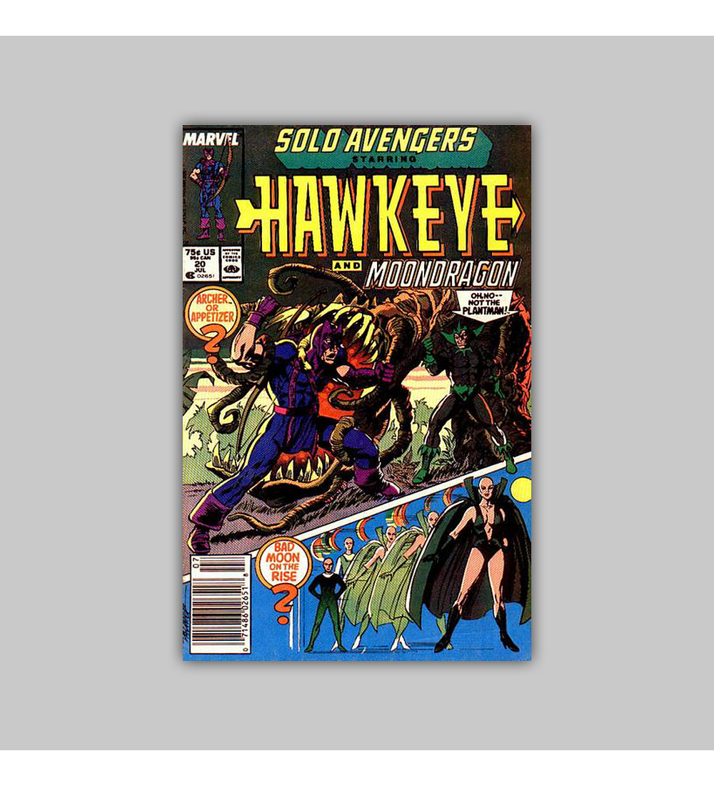Solo Avengers 20 1989