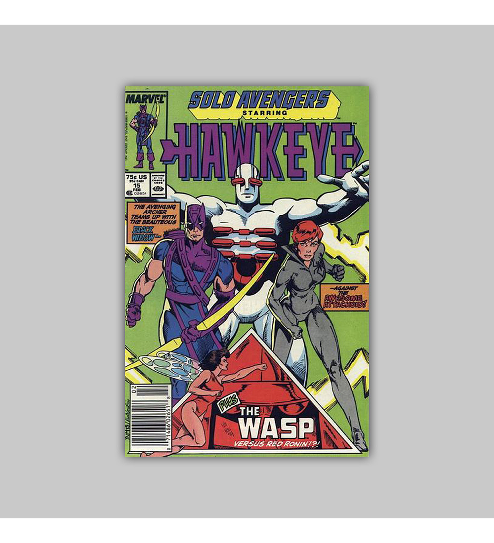 Solo Avengers 15 1989