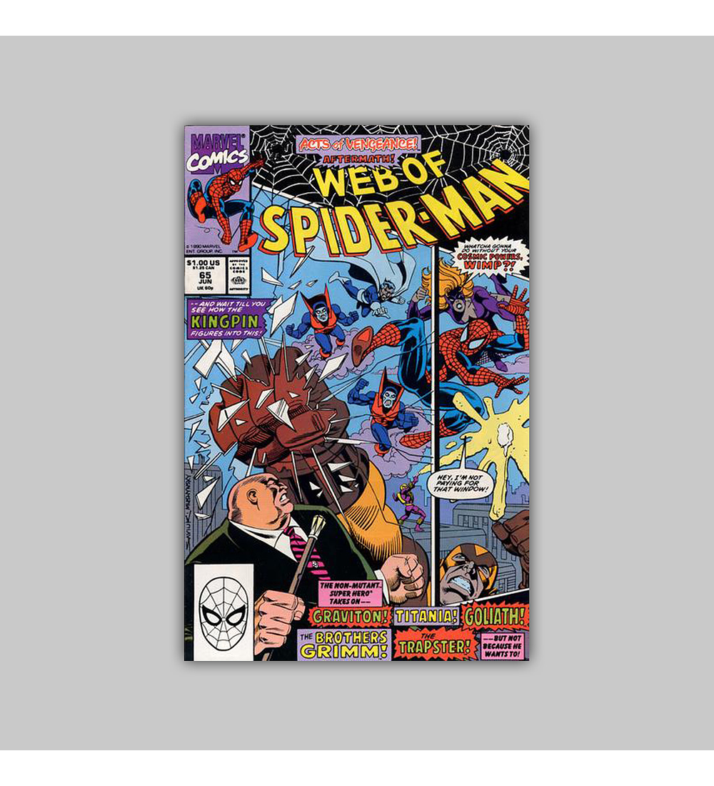 Web of Spider-Man 65 1990