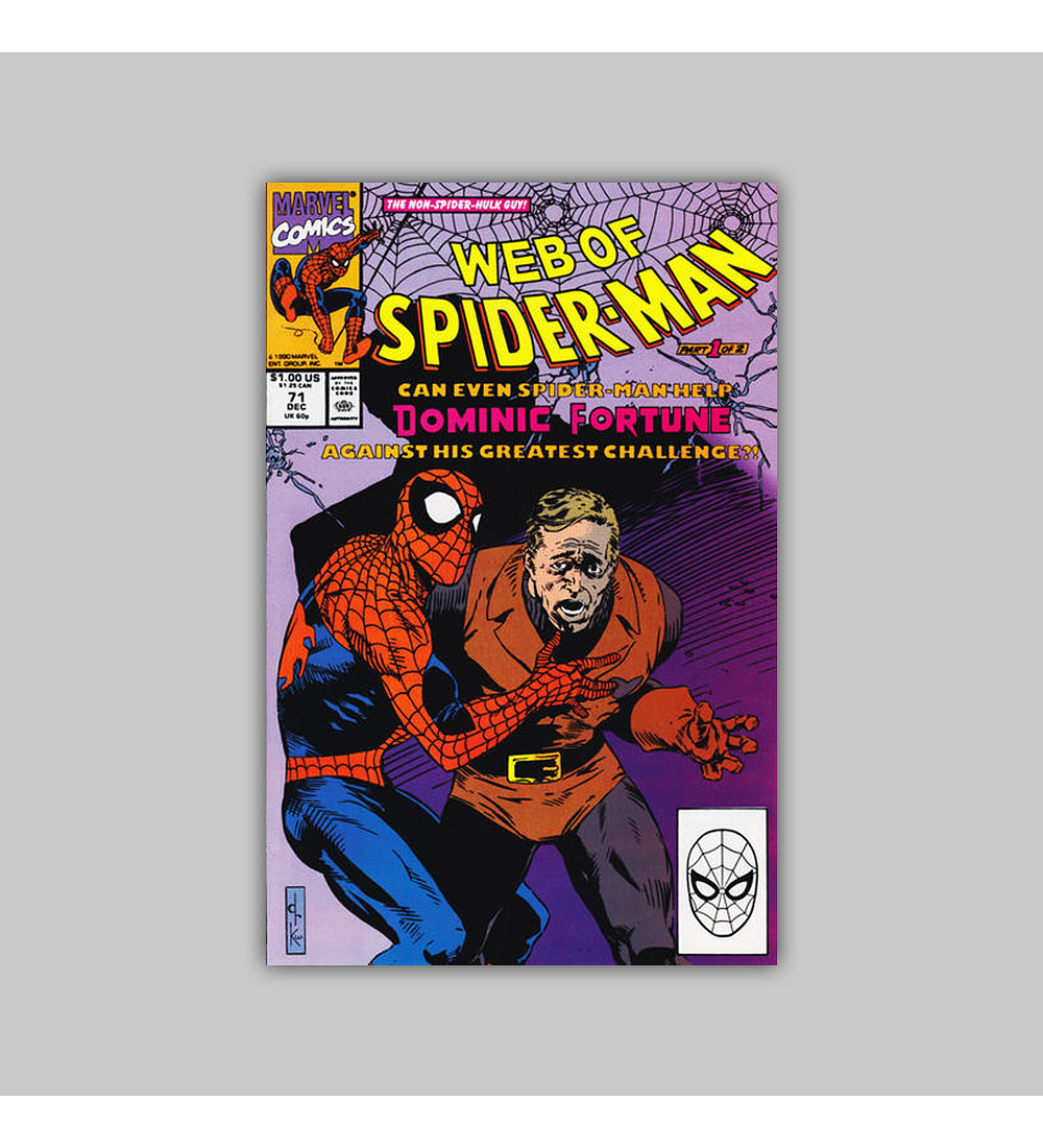 Web of Spider-Man 71 1990