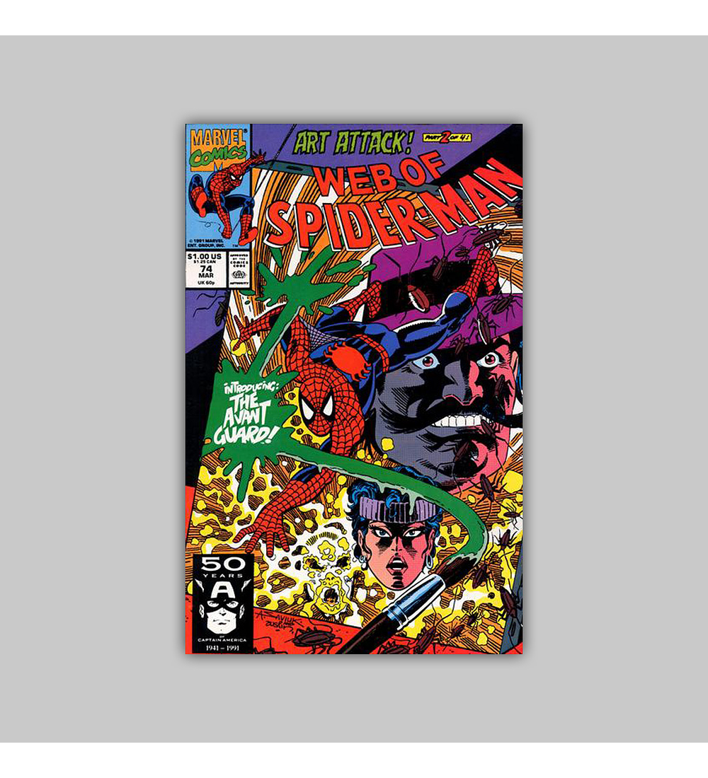Web of Spider-Man 74 1991