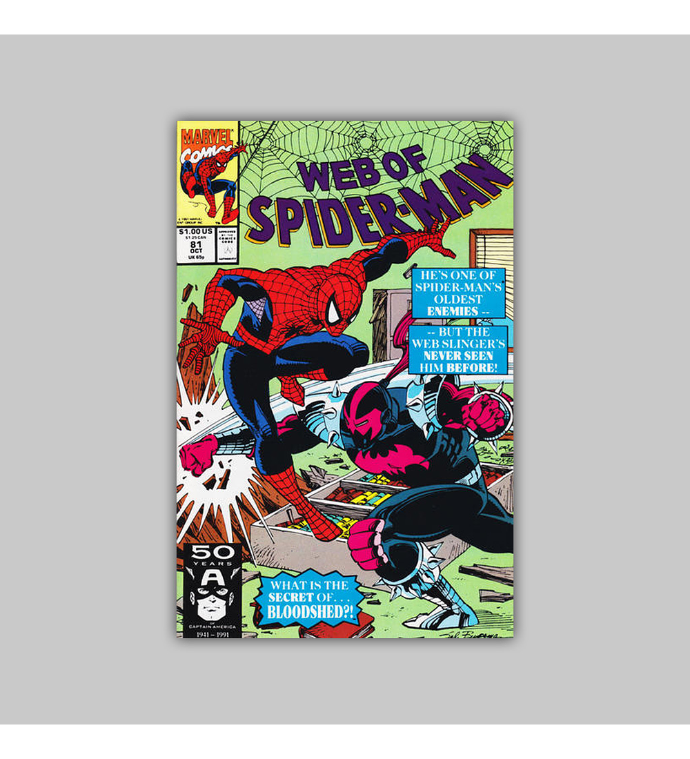 Web of Spider-Man 81 1991