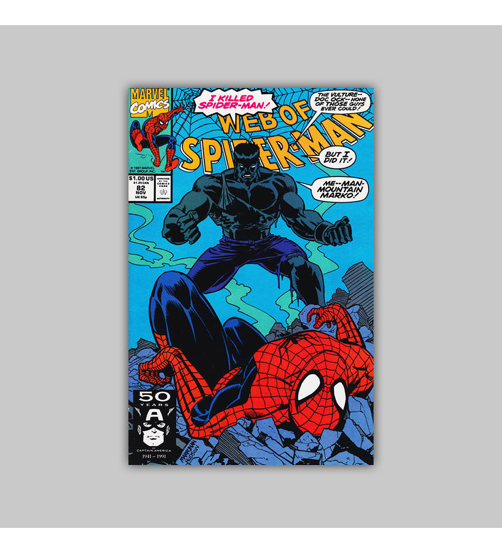 Web of Spider-Man 82 1991