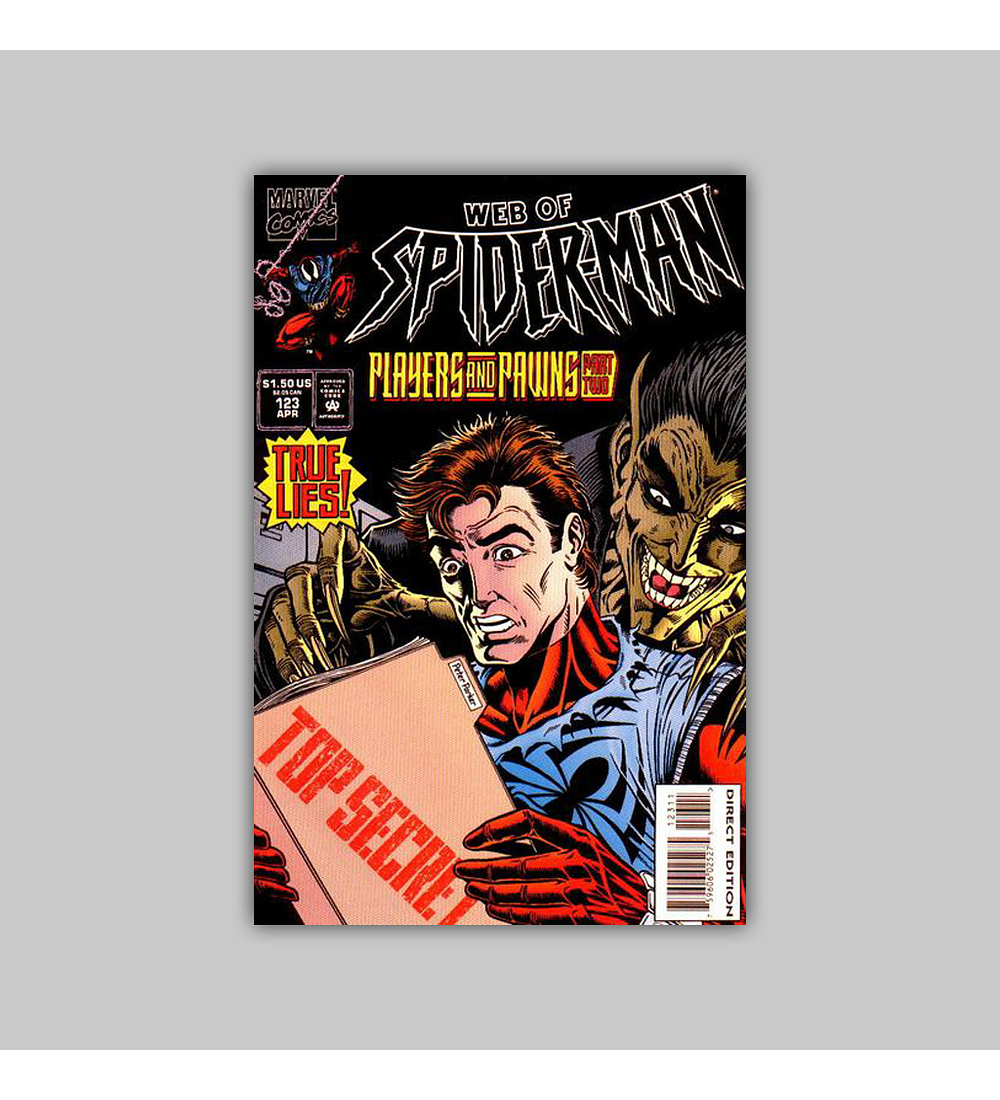 Web of Spider-Man 123 1995