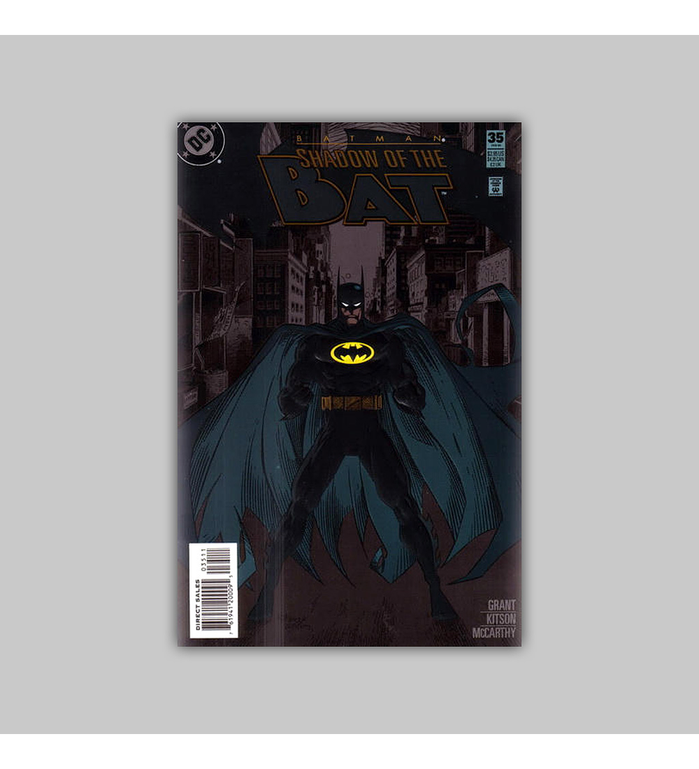 Batman: Shadow Of The Bat 35 Embossed 1995
