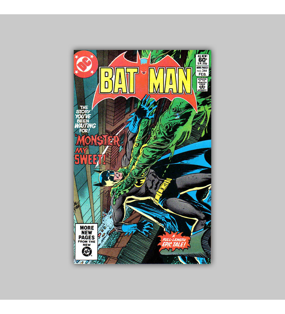 Batman 344 VF/NM (9.0) 1982