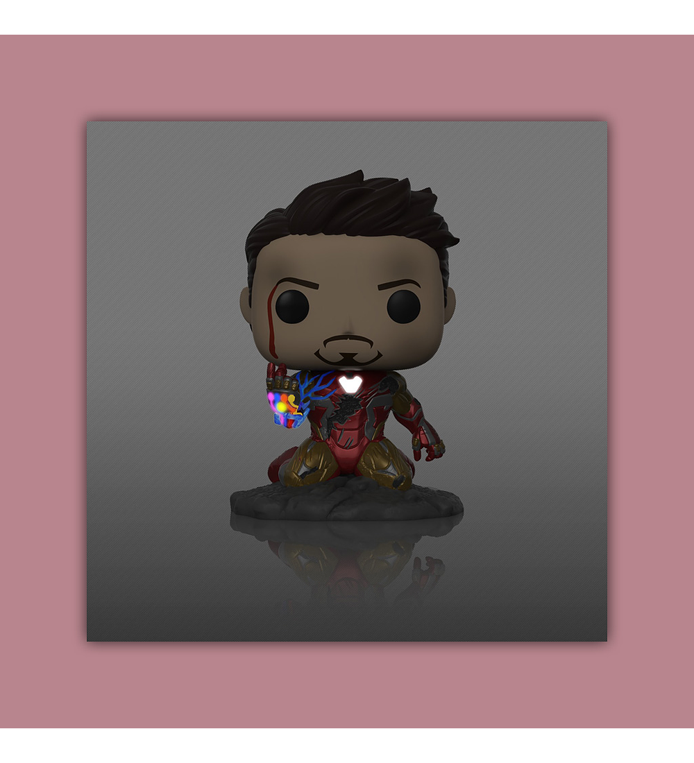 Pop! Avengers Endgame Vinyl Figure: I Am Iron Man GID Deluxe