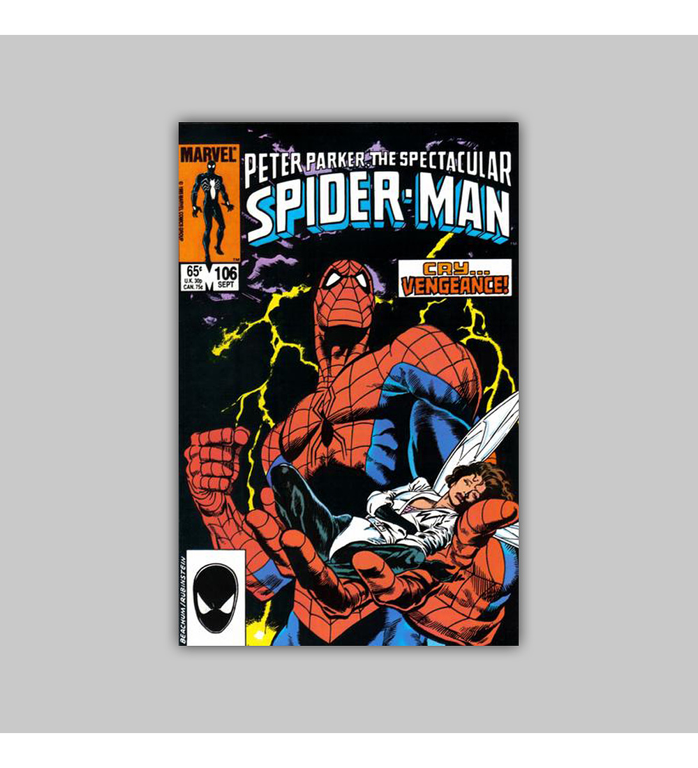 Peter Parker, the Spectacular Spider-Man 106 1985