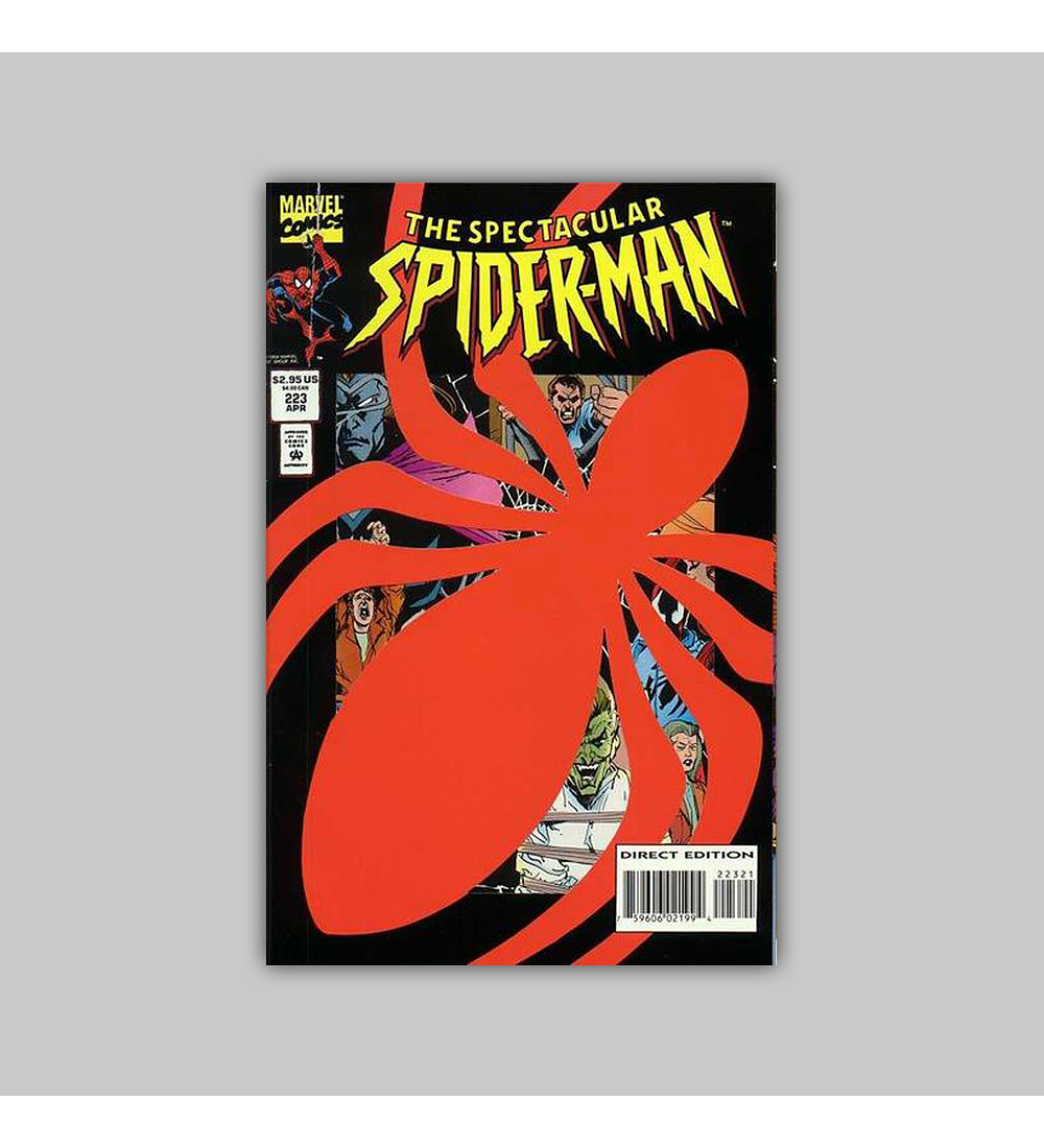 Spectacular Spider-Man 223 Die-cut 1995
