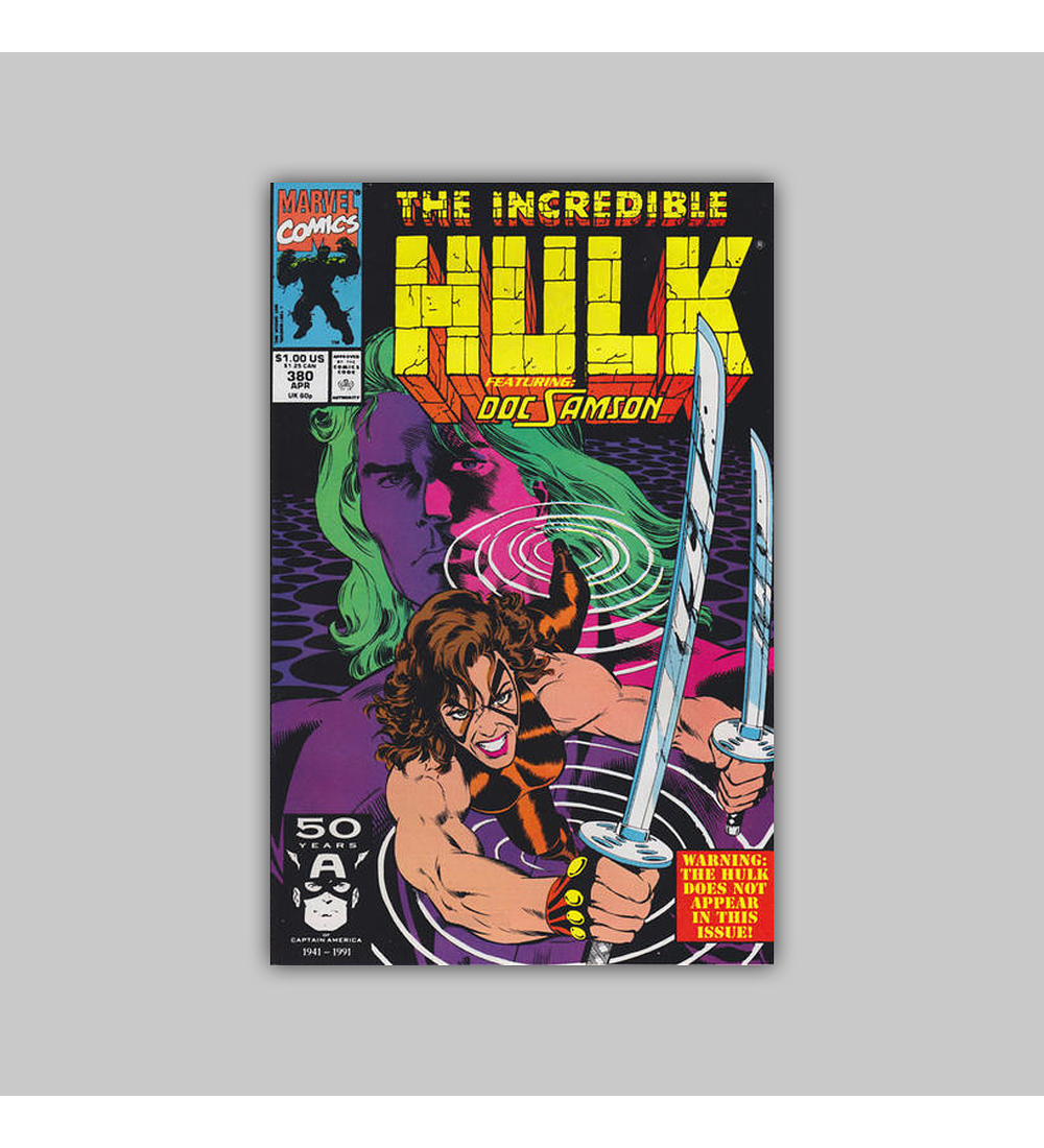 Incredible Hulk 380 1991