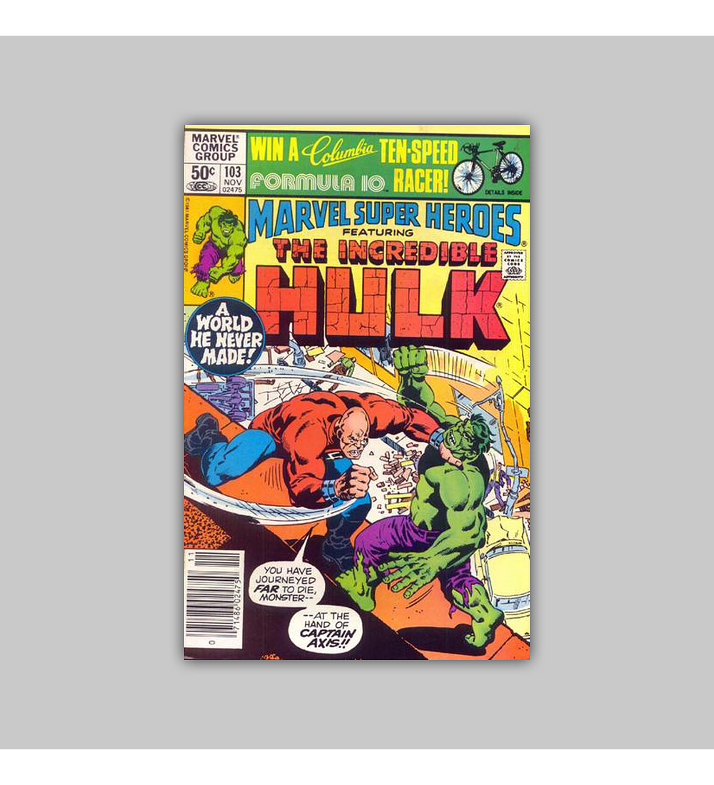 Marvel Super-Heroes 103 FN (6.0) 1981