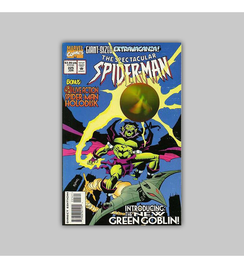 Spectacular Spider-Man 225 Hologram 1995