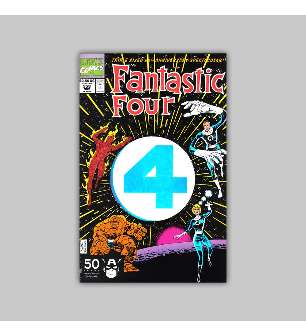 Fantastic Four 358 Die-Cut 1991