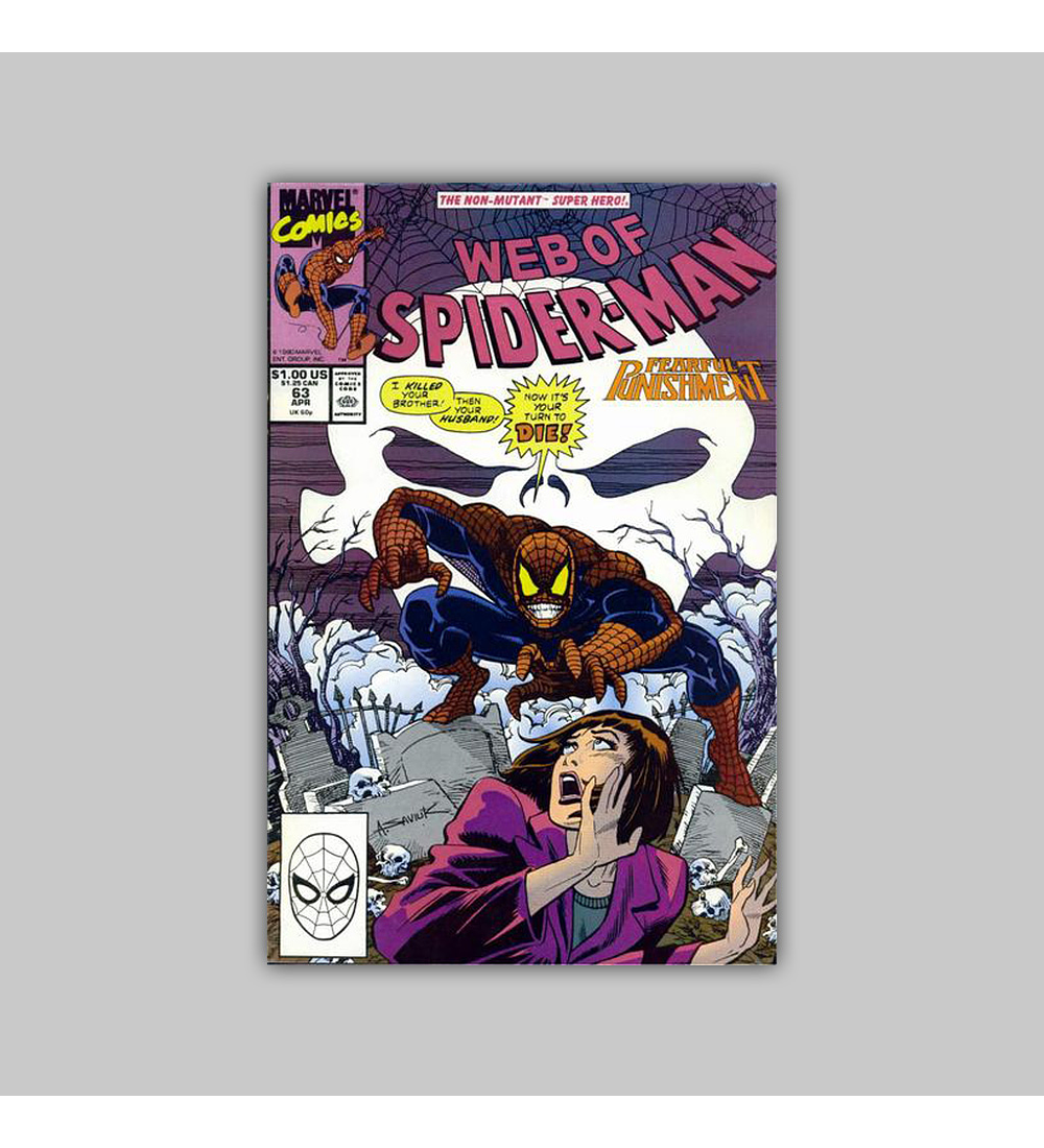 Web of Spider-Man 63 1990