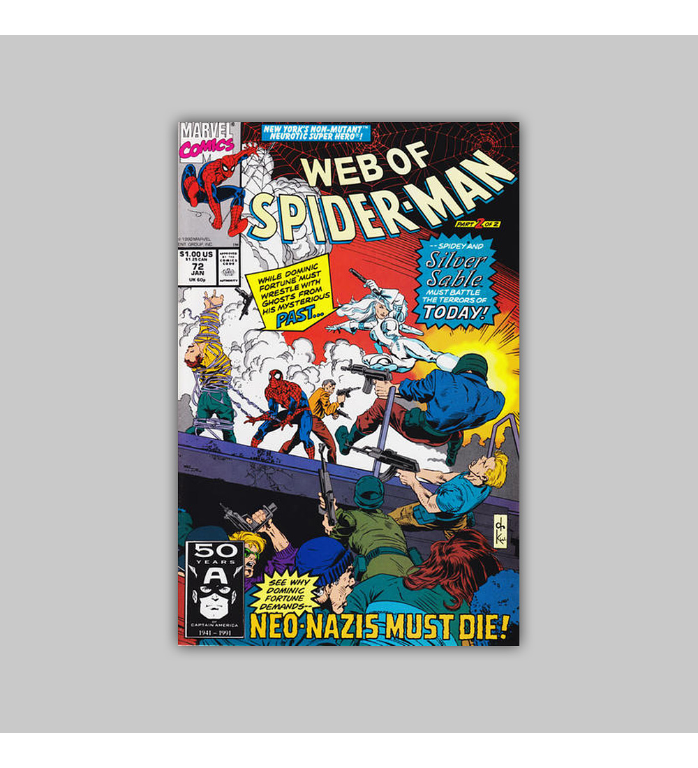 Web of Spider-Man 72 1991