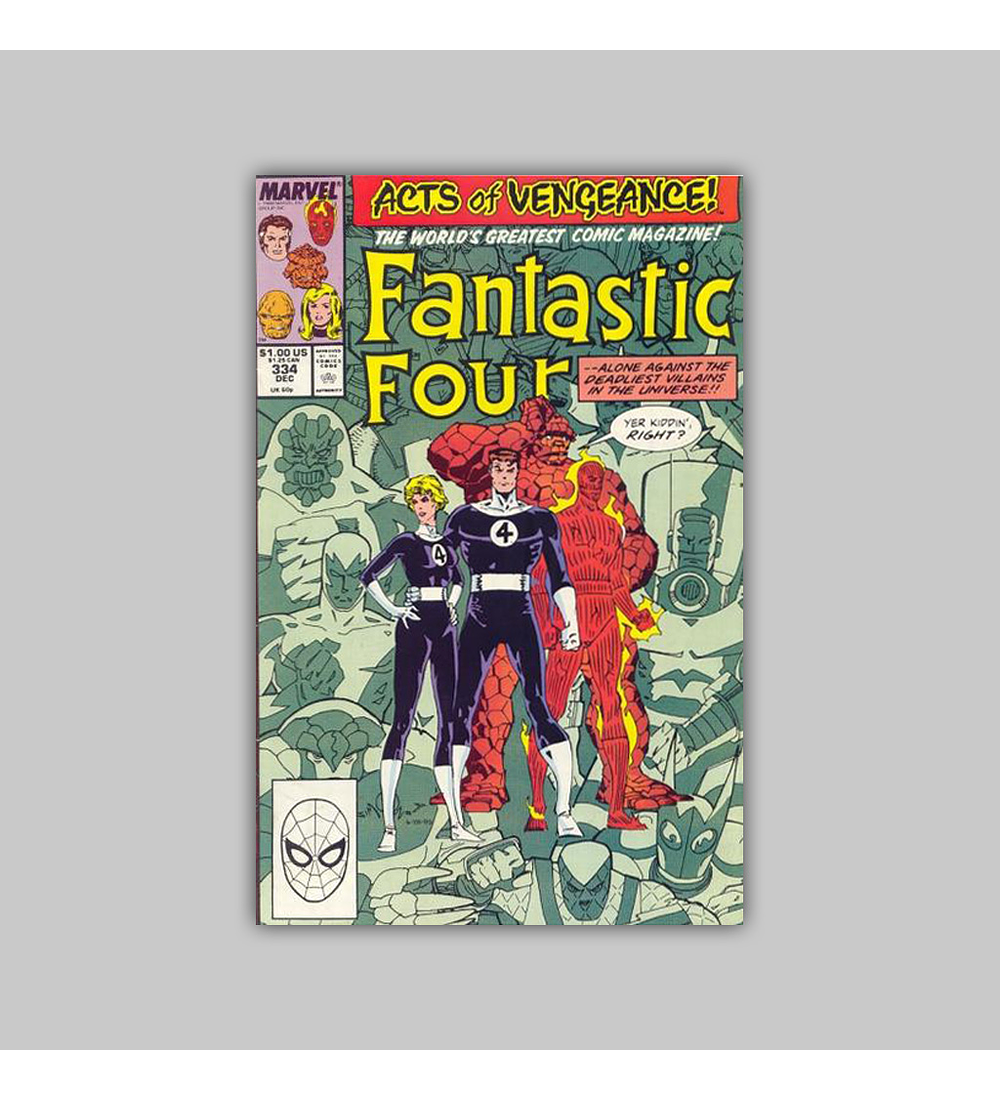 Fantastic Four 334 1989