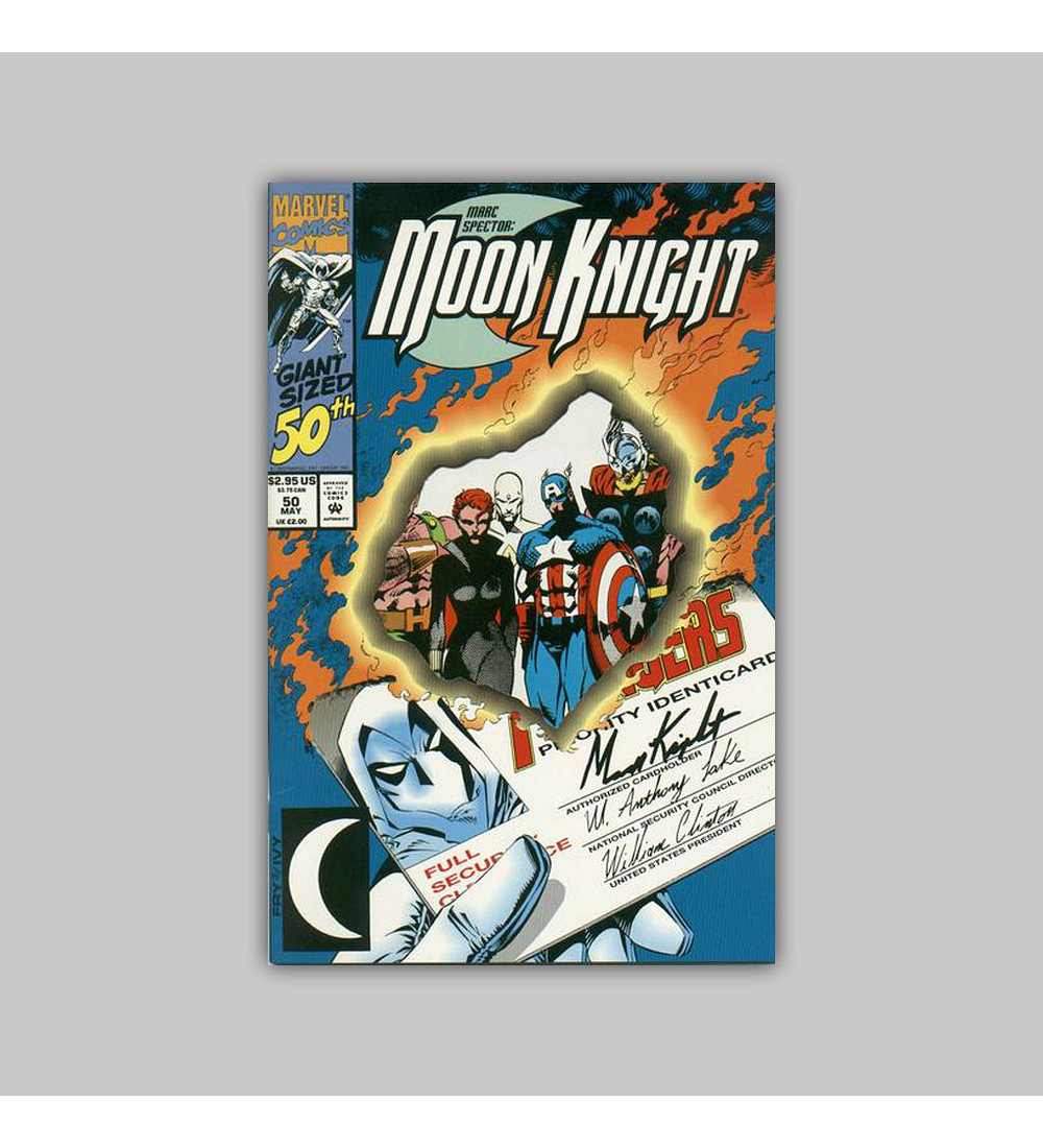 Marc Spector: Moon Knight 50 Die-Cut 1993