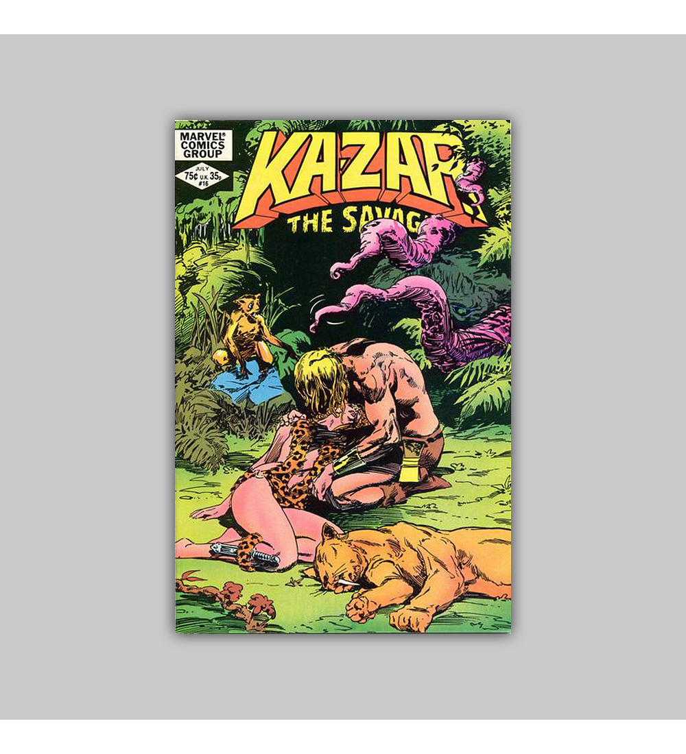 Ka-Zar the Savage 16 1982
