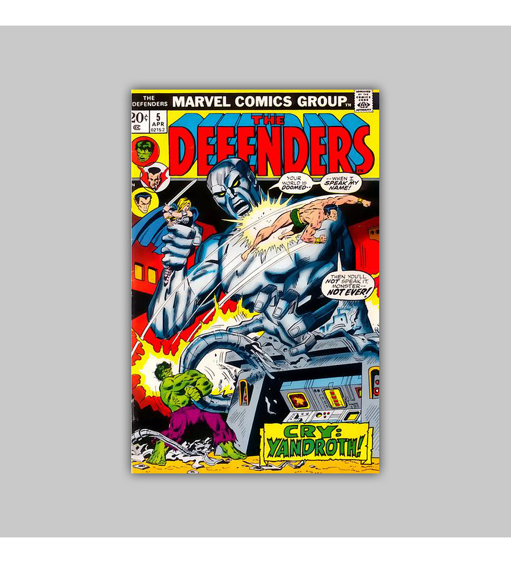 Defenders 5 VF/NM (9.0) 1972