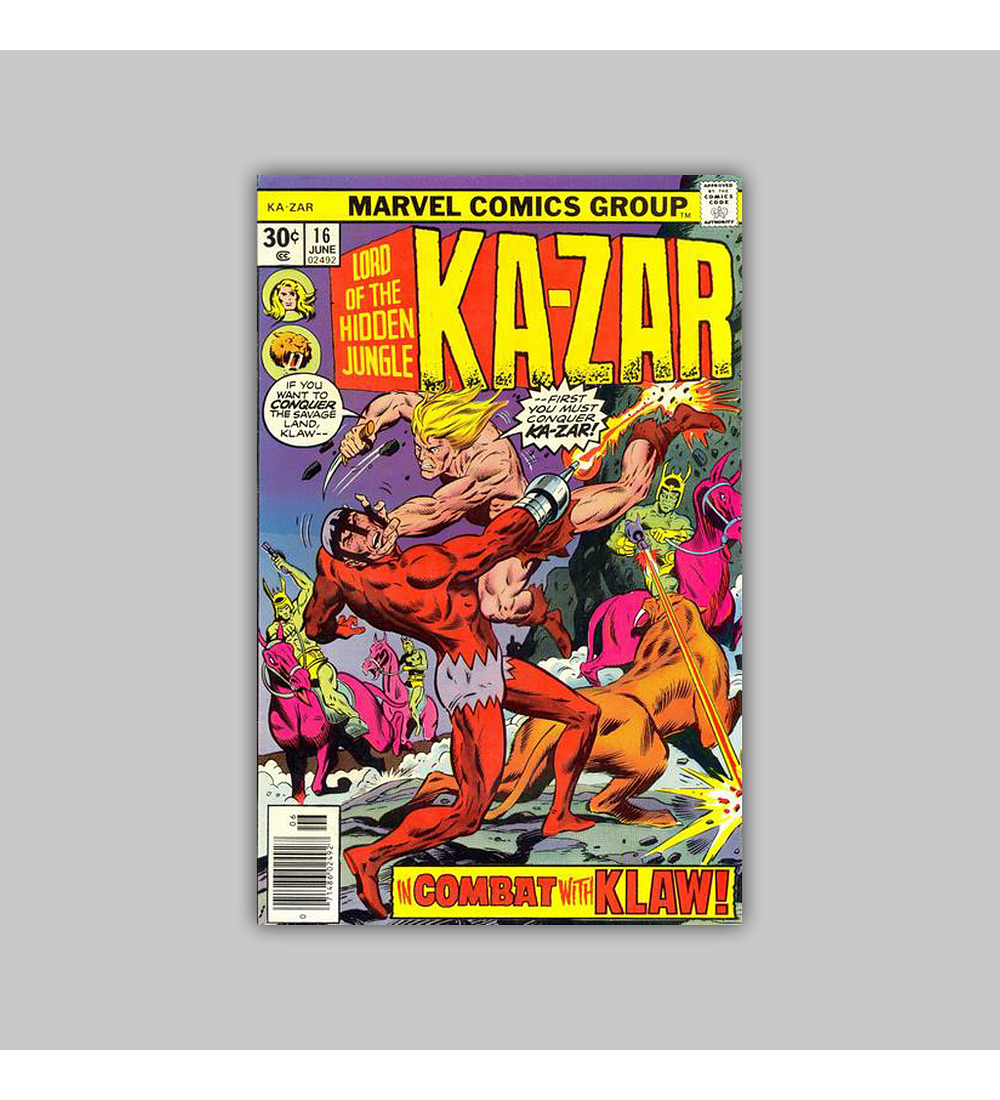 Ka-Zar 16 VF/NM (9.0) 1976